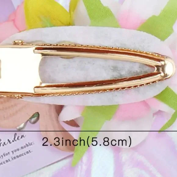 5pcs Floral Hair Clips Flowers Crown Hairpins Rose Beach Party Bridal - Picture 4 of 4